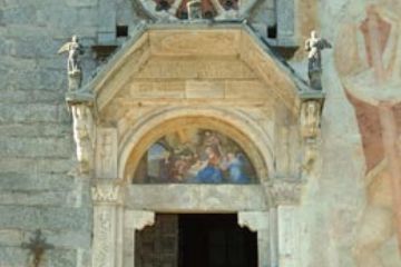 Chiesa Parrocchiale di San Gaudenzio - Particolare Portone