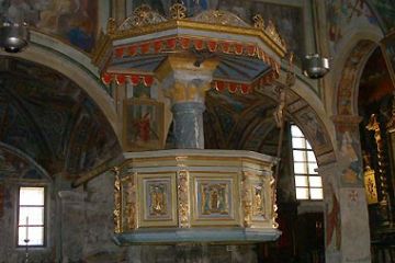 Chiesa Parrocchiale di San Gaudenzio - Particolare Loggiato