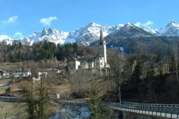 Ingresso del Paese - Vista Chiesa San Gaudenzio